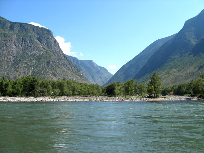 река чулышман, исток реки чульча